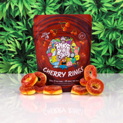 THC Gummies - Cherry Rings - 10 pk 20MG