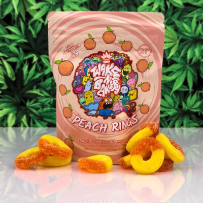 THC Gummies - Peach Rings - 10 pk 20MG