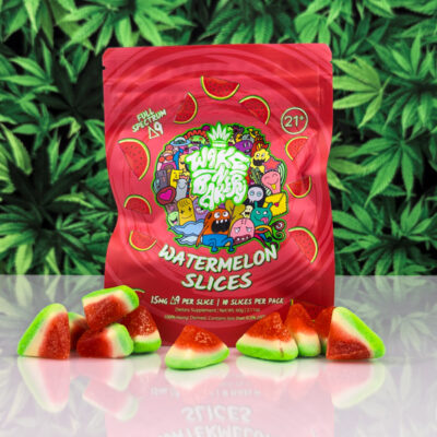 THC Gummies - Watermelon Slices - 10 pk 15MG
